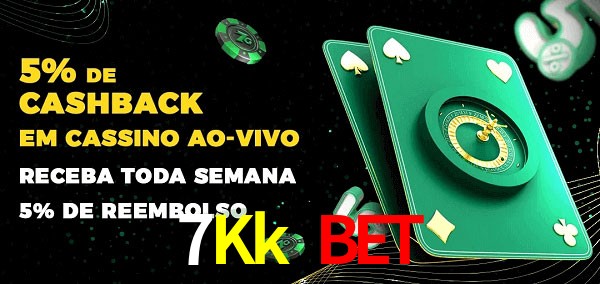 Promoções do cassino ao Vivo 7Kk Bet